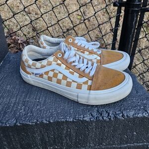 Yellow checker vans